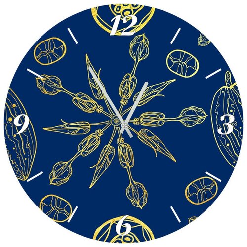 фото Svs настенные часы svs 4001704 узоры