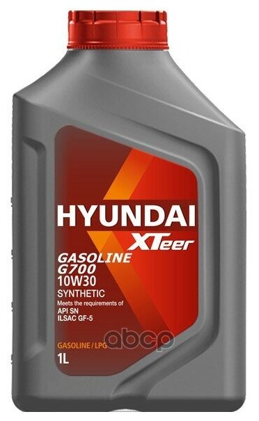 HYUNDAI XTeer Масло Синтетическое Моторное Gasoline G700 10w30 Sn 1 Л