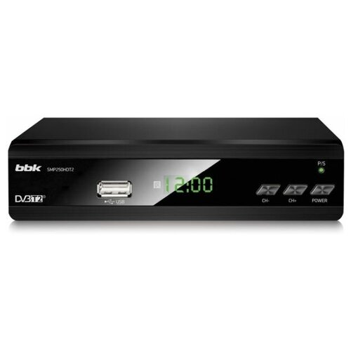 фото Цифровой ресивер bbk smp250hdt2 чёрный