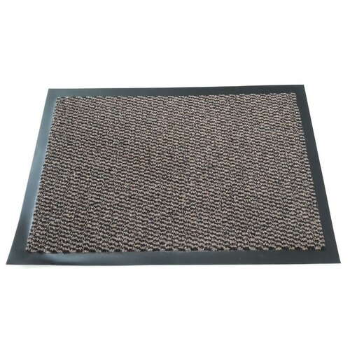Ковер входной влаговпитывающий комфорт 60х90 см коричневый, 1 шт