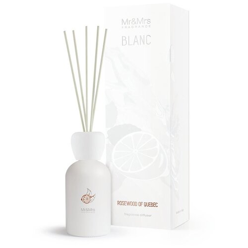 Аромадиффузор Mr &Mrs Fragrance, BLANC №5 ROSEWOOD OF QUEBEC (Квебекский палисандр) 250мл.