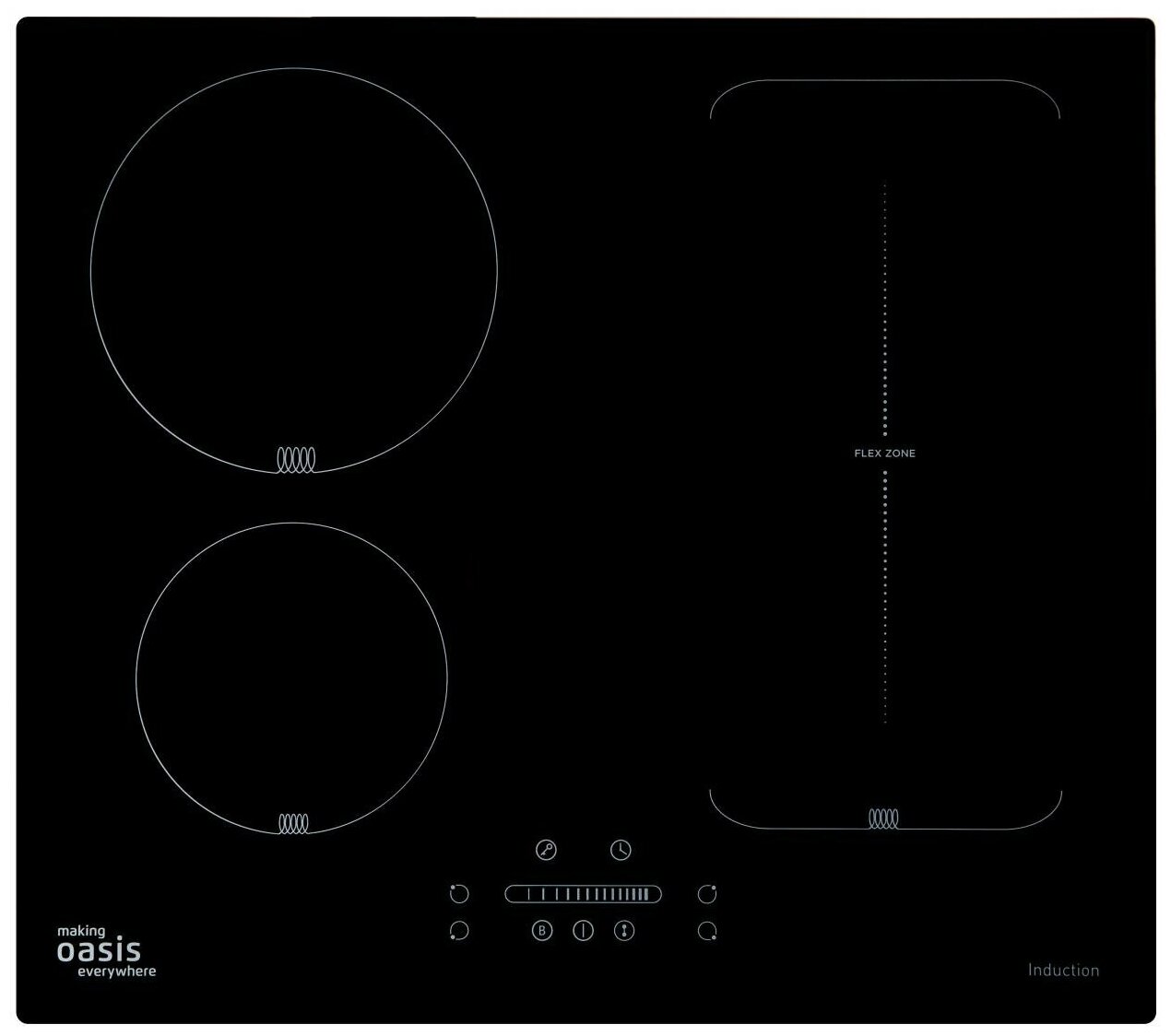 Поверхность индукционная making OASIS everywhere P-IBF черный