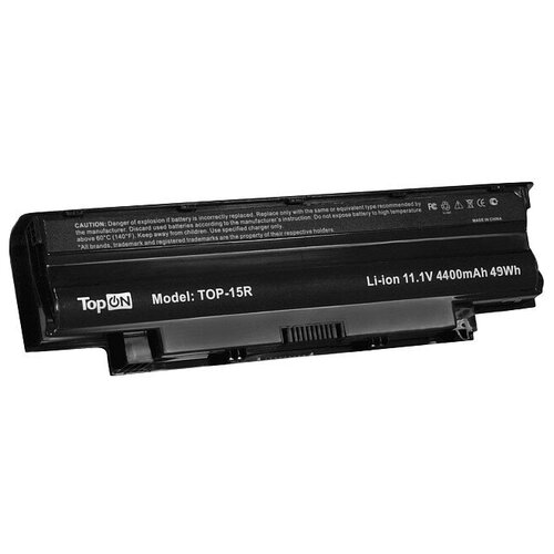 фото Аккумуляторная батарея topon для ноутбука dell 9jr2h (4400mah)