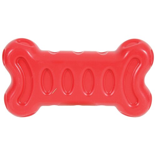 Игрушка для собак ZOLUX серия Бабл, кость, термопластичная резина (красная), 15 см (479055RGE)