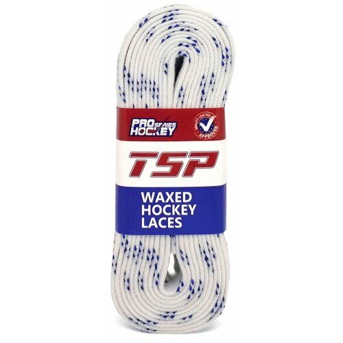 Шнурки TSP Hockey Laces Waxed 213 см, желтые с пропиткой