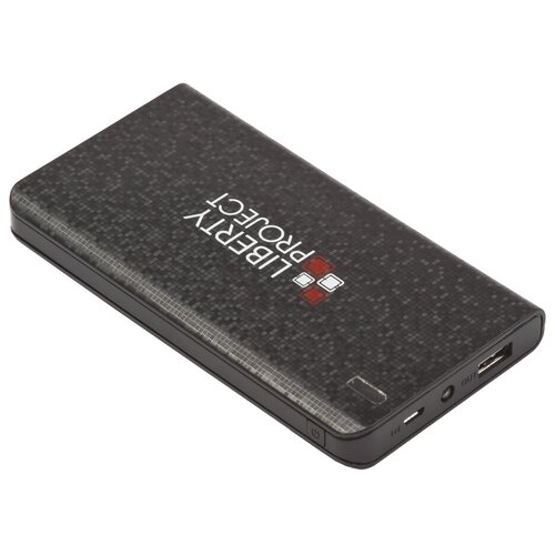 Универсальный внешний аккумулятор LP Li-Pol 8000 мАч USB выход 2,1А, черный TopON