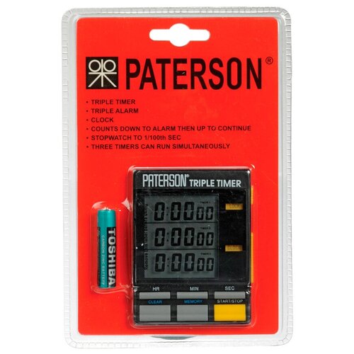 Таймер Paterson Triple Timer Clock, электронный