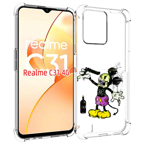 Чехол MyPads Драг Микки для OPPO Realme C31 задняя-панель-накладка-бампер чехол mypads драг микки для oppo k10 4g задняя панель накладка бампер