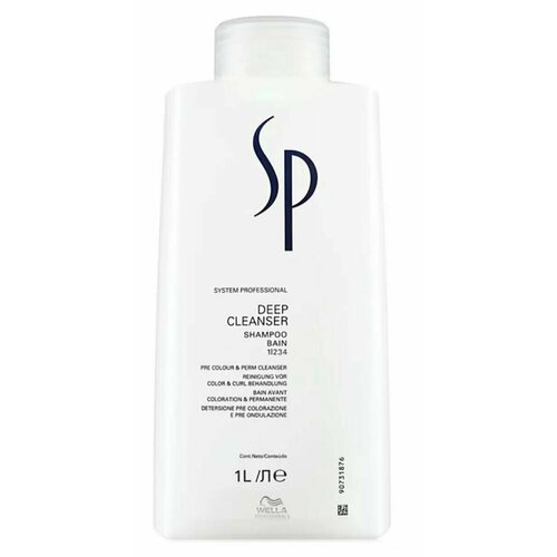 Wella SP Deep Cleanser - Шампунь для глубокого очищения 1000 мл wella sp deep cleanser шампунь для глубокого очищения волос 1000 мл