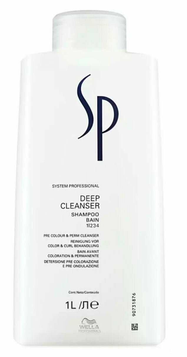 Wella SP Deep Cleanser - Шампунь для глубокого очищения 1000 мл