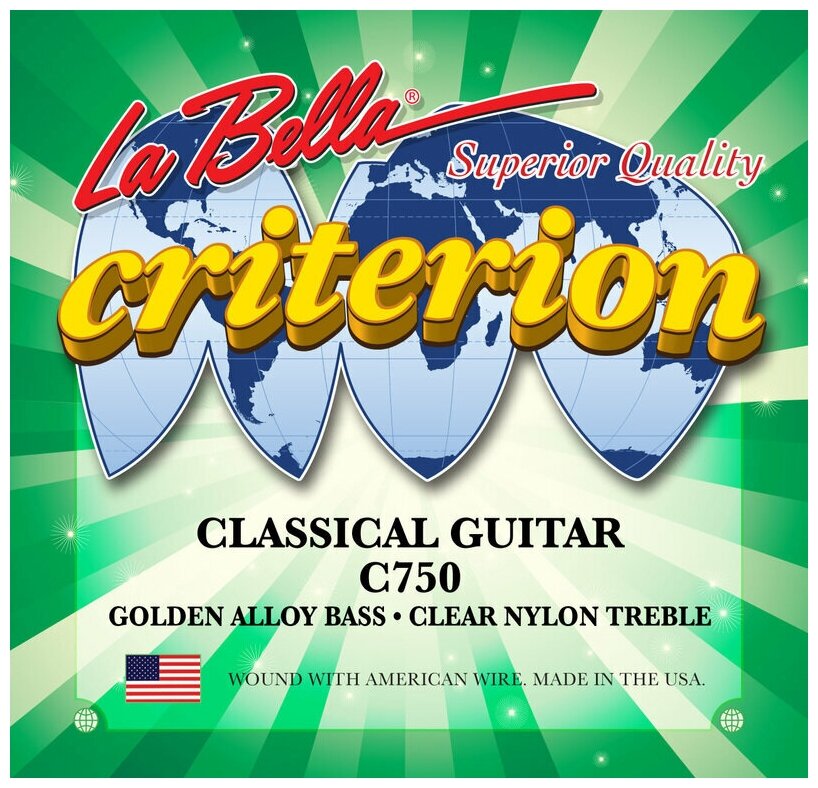 Струны для классической гитары La Bella C750 Criterion