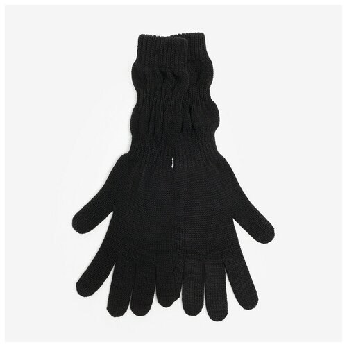 перчатки снежань размер 18 серый Перчатки СНЕЖАНЬ, размер универсальный, черный