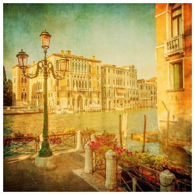 Постер на холсте Венеция (Venice) №30 30см. x 30см.