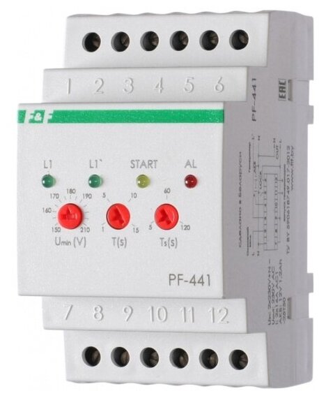 Автоматический переключатель фаз F&f , PF-441 EA04.005.002