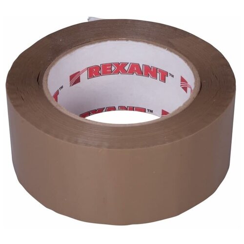 Скотч упаковочный 48 мм х 50 мкм, коричневый (рулон 150 м) Rexant, 6шт
