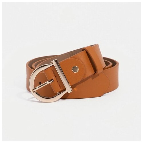 фото Ремень сима-ленд, размер 105, оранжевый сима-лэнд