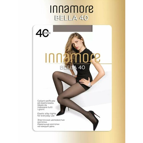 Колготки  Innamore INNAMORE_BELLA40, 40 den, с ластовицей, с шортиками, размер 5, бежевый