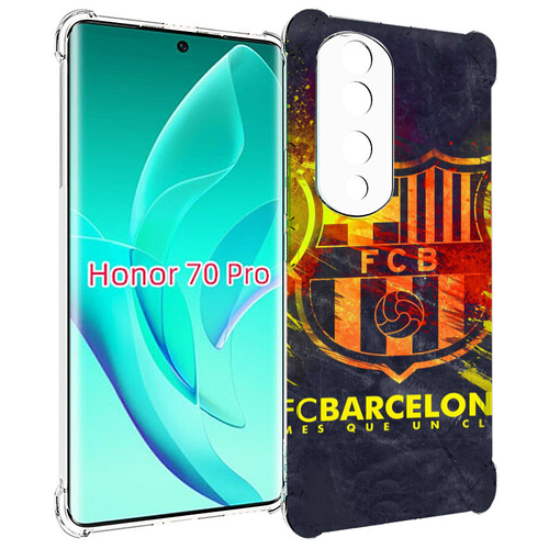 Чехол MyPads FC-Barcelona-Wallpaper-3 для Honor 70 Pro / 70 Pro Plus задняя-панель-накладка-бампер чехол mypads fc barcelona wallpaper 3 для vivo x90 pro plus задняя панель накладка бампер