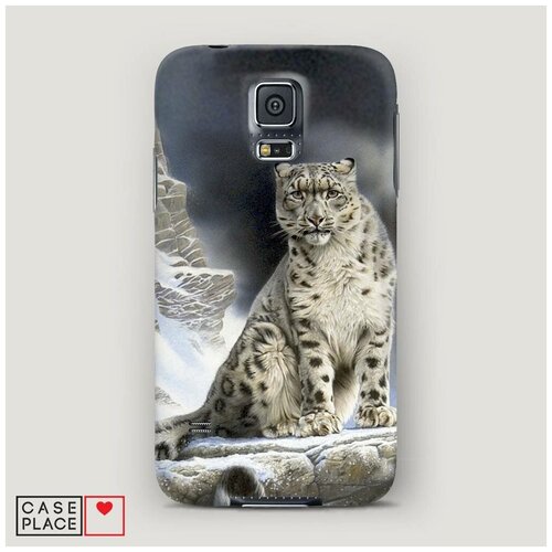 фото Чехол пластиковый samsung galaxy s5 снежный барс case place