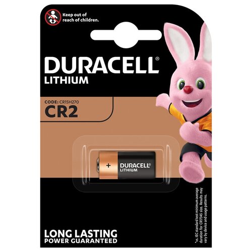 батарейка литиевая duracell ultra 3v cr2 rcr2 Duracell Батарейка Duracell CR2 3V литиевая, 1шт упак.