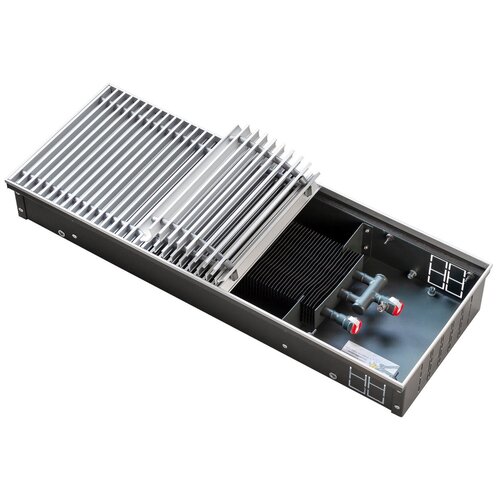 Водяной конвектор с решеткой Techno Power KVZ 150 - 65 - 1400 мм встраиваемый внутрипольный 17084₽
