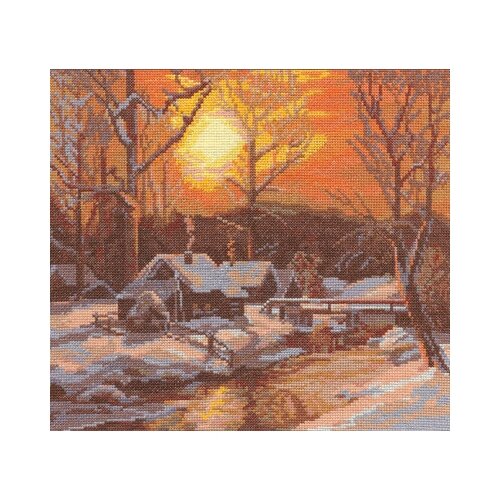 фото Набор для вышивания panna "зимнее утро", арт. пс-0378, 29х26 см