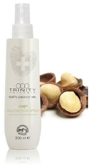 Trinity Care Multiaction Spray One12 - Тринити Кейр Спрей мультифункциональный для ухода за волосами 12в1, 75 мл -