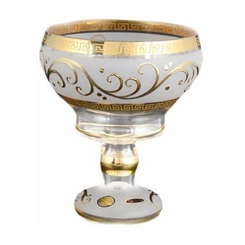 Конфетница 20 см н/н белая Star Crystal 