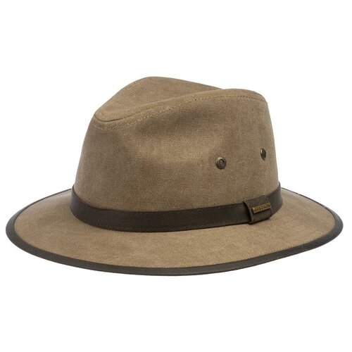 Шляпа федора STETSON 2541122 TRAVELLER CANVAS, размер 61