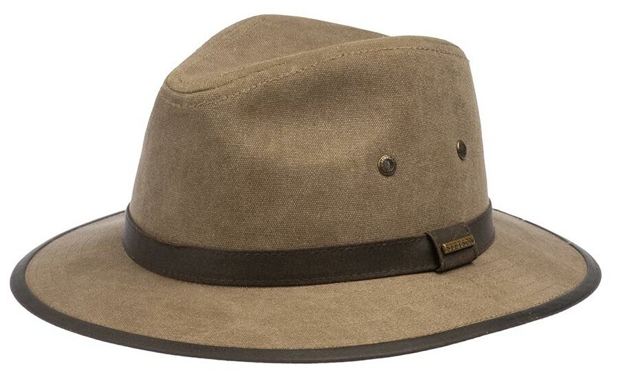 Шляпа федора STETSON 2541122 TRAVELLER CANVAS 