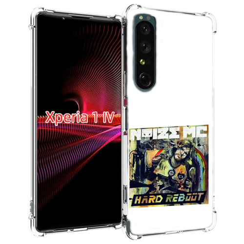 Чехол MyPads Hard Reboot Noize MC для Sony Xperia 1 IV задняя-панель-накладка-бампер