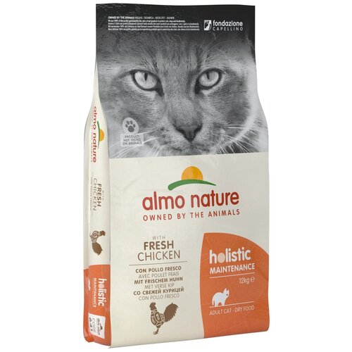 Almo Nature Для взрослых кошек с курицей и коричневым рисом, Adult Cat Chicken&Rice 0,4кг