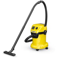 Профессиональный пылесос KARCHER WD 3 P V-17/4/20, 1000 Вт, желтый