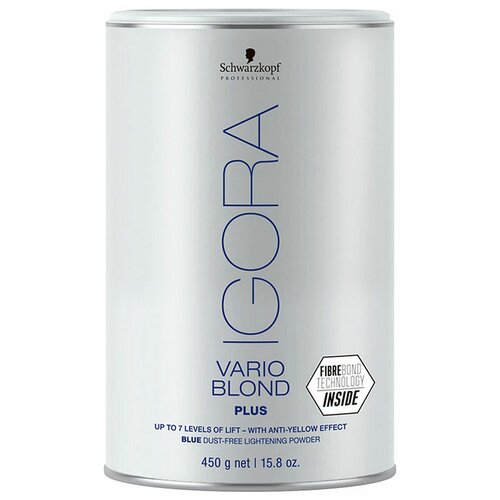 фото Igora vario blond plus голубой порошок для обесцвечивания волос, 450 г schwarzkopf professional