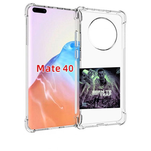 Чехол MyPads Born to Trap Kizaru для Huawei Mate 40 / Mate 40E задняя-панель-накладка-бампер