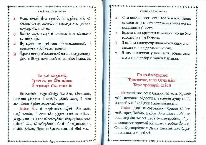 Псалтирь учебная на церковно-славянском языке с параллельным переводом П.Юнгерова на русский язык - фото №11