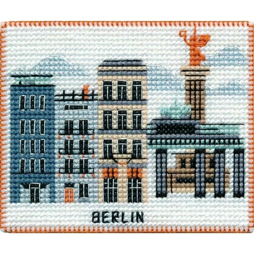 Набор для вышивания (крестом) Овен Столицы мира. Берлин, 9x7см овен набор для вышивания магнит столицы мира барселона 9 x 7 см 1056