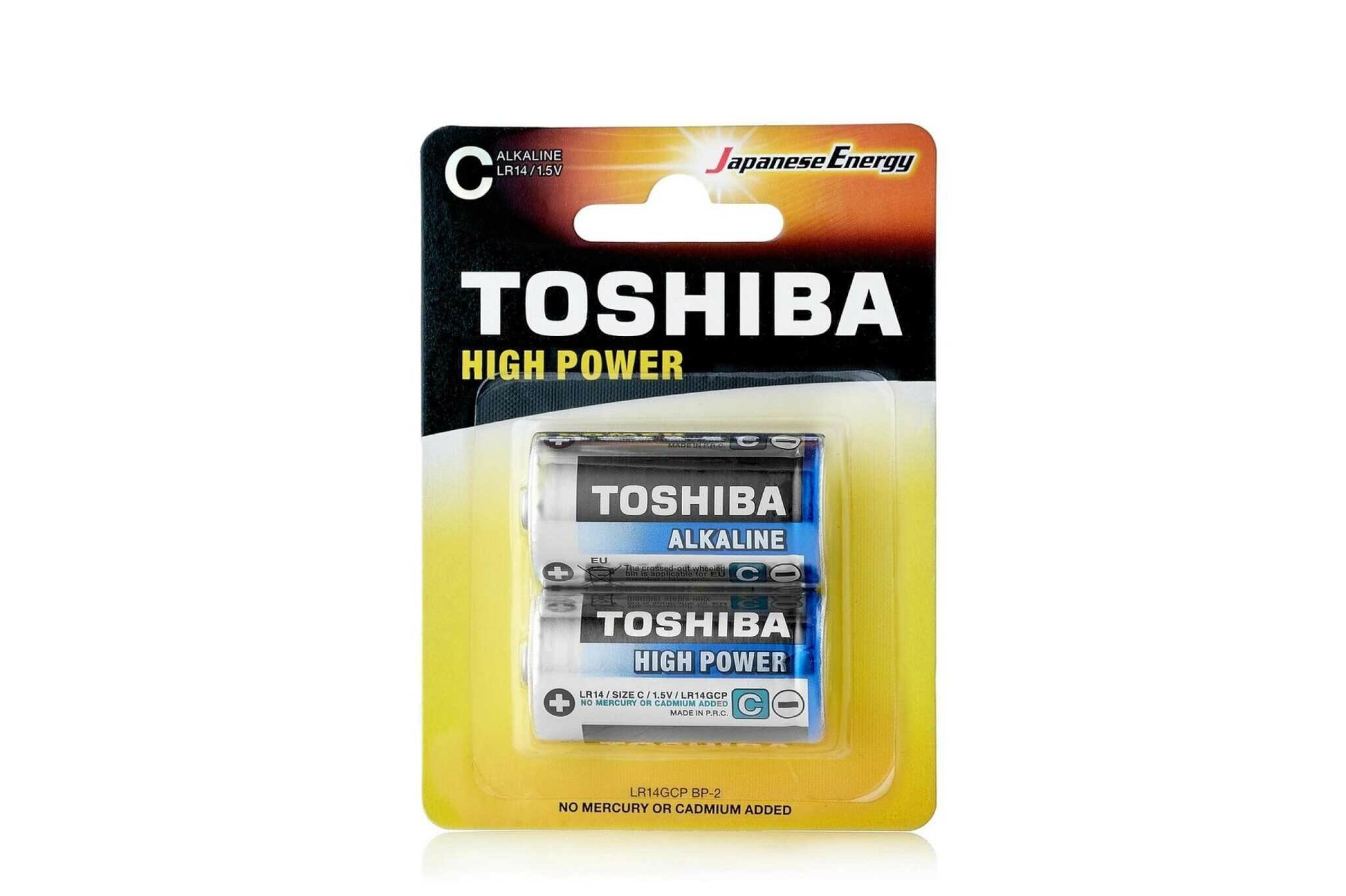 Батарейки Toshiba High Power LR14 C 1.5V 2шт - фото №5