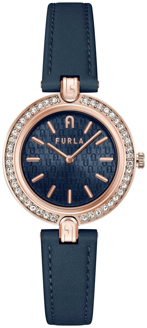 Наручные часы FURLA Наручные часы Furla WW00002006L3, синий, золотой