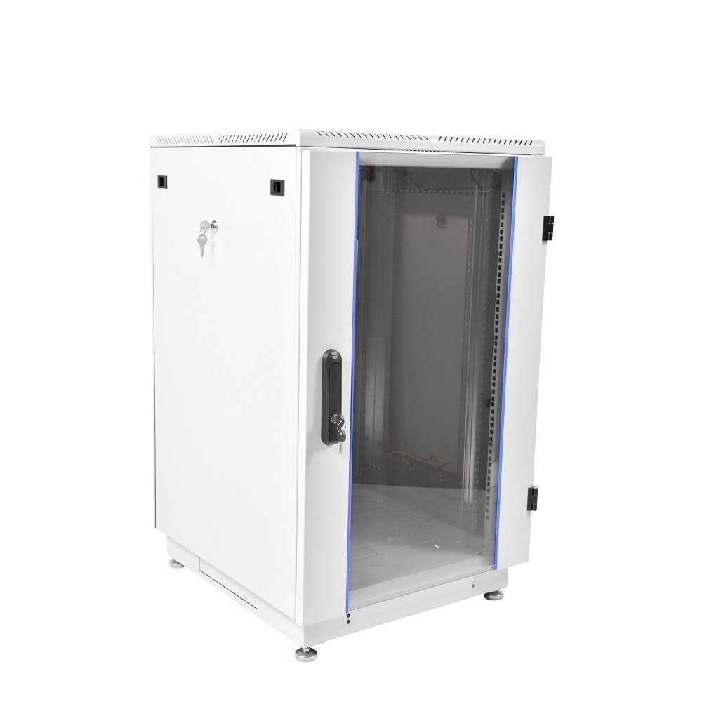 Монтажное оборудование ЦМО Шкаф телекоммуникационный напольный 18U (600x800) дверь стекло (ШТК-М-18.6.8-1ААА) (2 коробки)