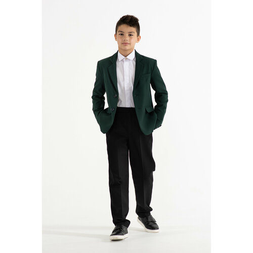 Школьный пиджак Инфанта, размер 140/72, зеленый