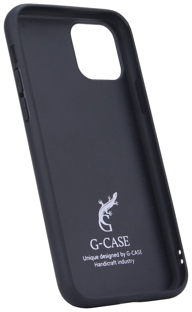 Чехол накладка G-Case Carbon для Apple iPhone 11 Pro, красная