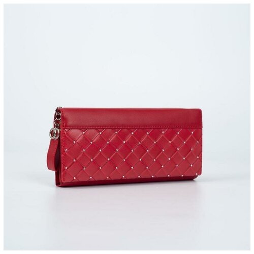 фото Кошелек жен 04-01-01. 18.5*3*9.5. 3 отд. д/карт. д/монет. красный 6886921 сима-ленд