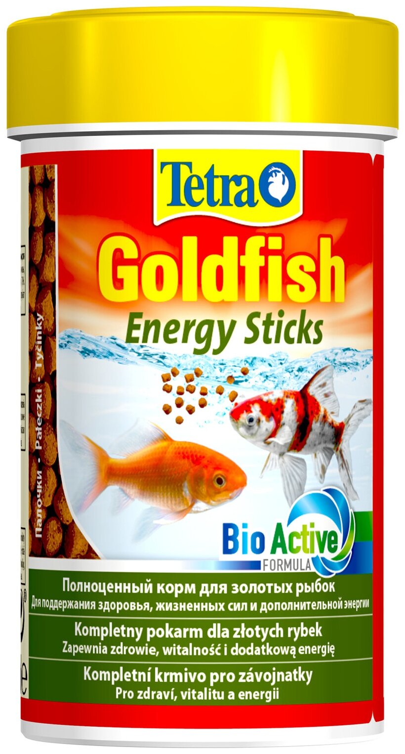 Корм для рыб TETRA Goldfish Energy Sticks 100мл. палочки - фотография № 4