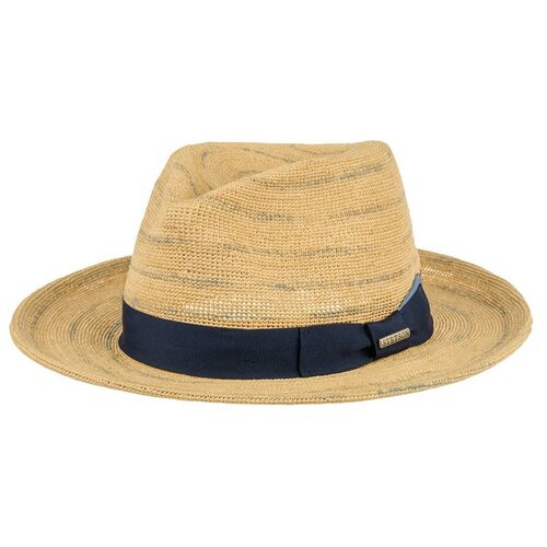 фото Шляпа stetson арт. 2478526 traveller raffia crochet (песочный), размер 55