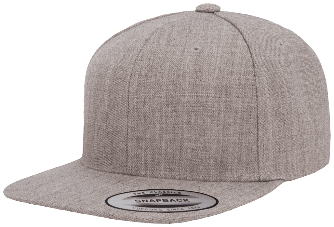 Кепка FlexFit 6089M - Classic Snapback Heather Grey 