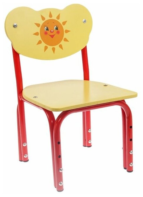 Детский стул «Кузя. Солнышко», регулируемый, разборный - фотография № 1