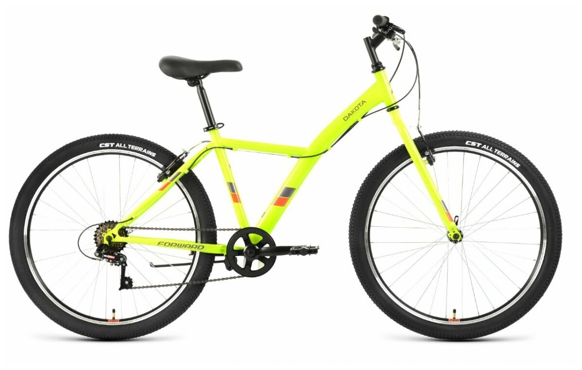 Велосипед FORWARD Dakota 26 1.0 -16,5"-22 г. (зеленый-оранжевый)