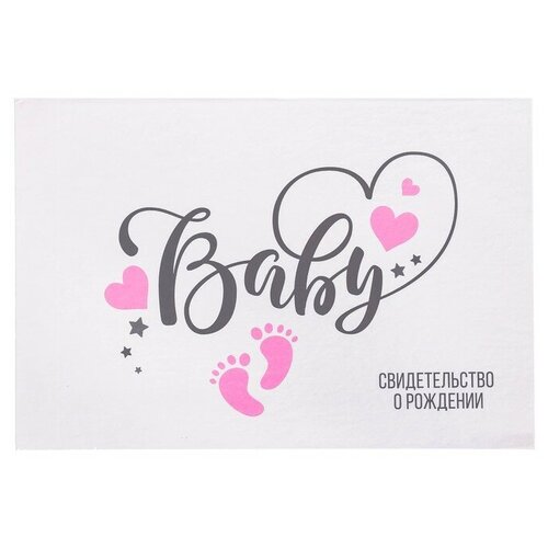 Sofia Папка для свидетельства о рождении BABY, для девочки, А5