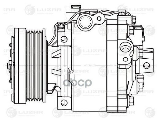 Компрессор Mitsubishi Outlander Xl (12-)/Asx (10-)/Lancer X (07-) (Lcac 1162) Luzar арт. LCAC1162